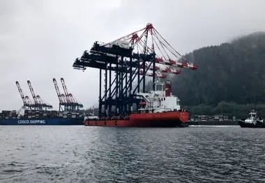 New large cranes enter Prince Rupert