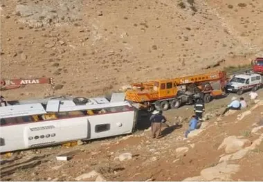  راننده مقصر تصادف اتوبوس خبرنگاران اعلام شد