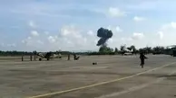 سقوط جت جنگنده تایلندی در نمایش هوایی