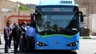 نخستین اتوبوس تمام‌برقی کشور در شیراز رونمایی شد 