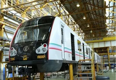 بهره‌برداری از تولید یک رام قطار ۷ واگنه مترویی با دستور رئیس جمهور