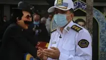 فرهنگسازی ترافیکی در معابر پایتخت با رونالدو و مسی + عکس