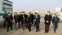 بازدید فرماندار ویژه شهرستان خوی، نماینده مردم در مجلس شورای اسلامی و مدیرکل راهداری و حمل و نقل جاده ای از سه راهی ایواوغلی
