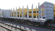 Red October timber wagons delivered
