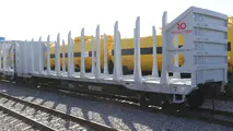 Red October timber wagons delivered
