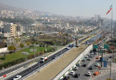 جدول وضعیت ترافیک لحظه‌ای راه‌های اصلی و فرعی استان تهران- ۱
