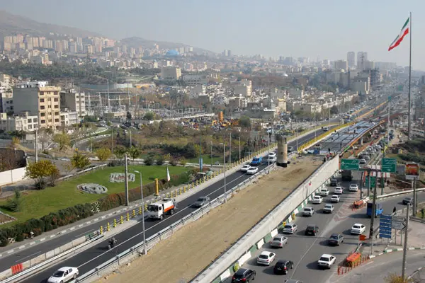 وضعیت ترافیکی معابر پایتخت در نخستین روز کاری سال 99