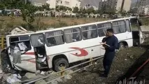 جزئیات سقوط اتوبوس دختران دبستانی در سعادت‌آباد
