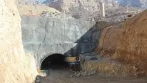 حفاری ۹۰۰ متر از تونل ۳۲۰۰ متری آزادی ۲ ایلام 