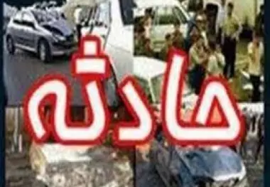 مرگ عابر پیاده در بر خورد با وانت تویوتا