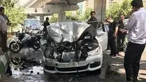 کشته و زخمی شدن 6 عابر پیاده در تصادف اتوبان بابایی