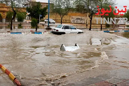 آبگرفتگی معابر در آبادان