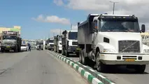 ممنوعیت تردد وسایل نقلیه سنگین در محور هراز