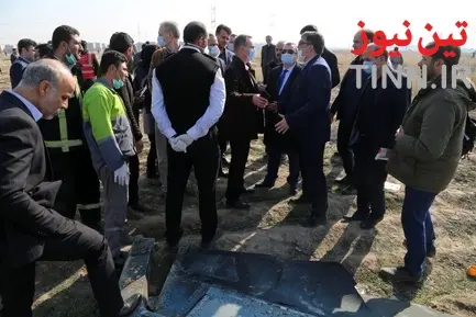 بازدید سفیر اکراین از محل حادثه سقوط هواپیمای اوکراینی حوالی فرودگاه امام خمینی(ره)