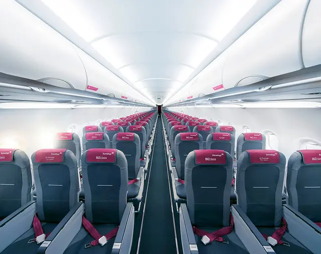 Eurowings makes free middle seat bookable from 18 Euro