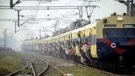 قطار سواری در بیهار هند