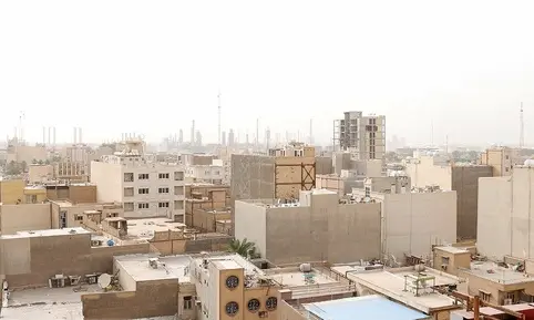 گرد و خاک در آبادان