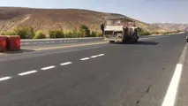 اتمام خط کشی ۵.۵ کیلومتری جاده پیشوا به شریف آباد در تهران
