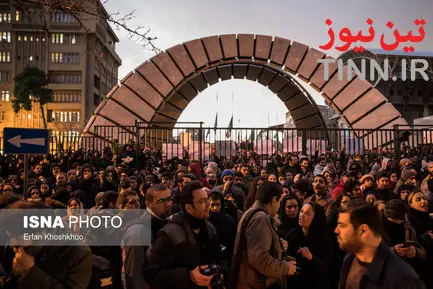 همدردی دانشجویان و مردم با خانواده جانباختگان هواپیمای اوکراینی