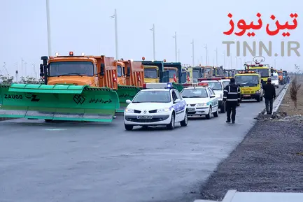 رزمایش طرح عملیات زمستانی شهر فرودگاهی امام 