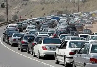 افزایش ترافیک در جاده‌های شمالی در آستانه تعطیلات پایان هفته