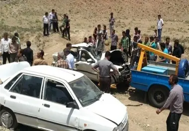 عدم توجه به جلو علت عمده تصادفات در جاده های کرمانشاه
