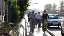 اضافه شدن مد حمل و نقل دوچرخه در خیابان دماوند