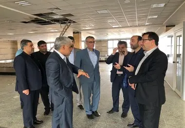 بازدید معاون برنامه‌ریزی شرکت فرودگاه‌ها از پروژه‌های فرودگاه اهواز

