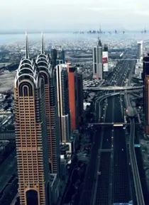 تصاویر هوایی از دبی خالی از جمعیت