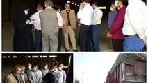توقیف ماشین حمل گندم فاقد بارنامه توسط فرماندار شهرستان آبیک