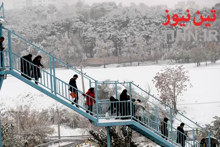 برف و ترافیک تهران