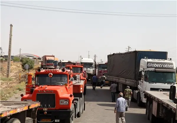 اجرای مفاد توافقنامه جدید حق توقف کامیون‌ها از 15 مهر ماه 