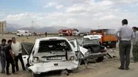 تصادف زنجیره ای در محور کرمان - بم ۱۱ مصدوم بر جا گذاشت 