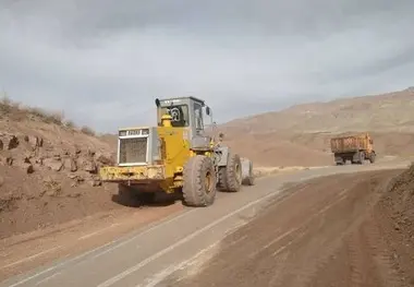 اتمام ایمن سازی گردنه شولک در محور تفرش - نوبران