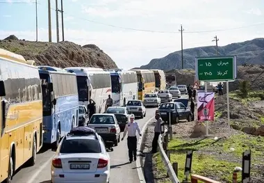 خدمت‌رسانی 15هزار اتوبوس به زائران اربعین