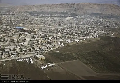 250 تن پوشش چادر (نایلون) در مناطق زلزله زده کرمانشاه توزیع شده است