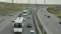 تردد روان در محور فیروزکوه