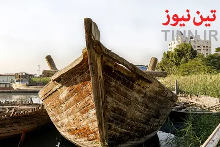 لنج‌های به گل نشسته اروندرود