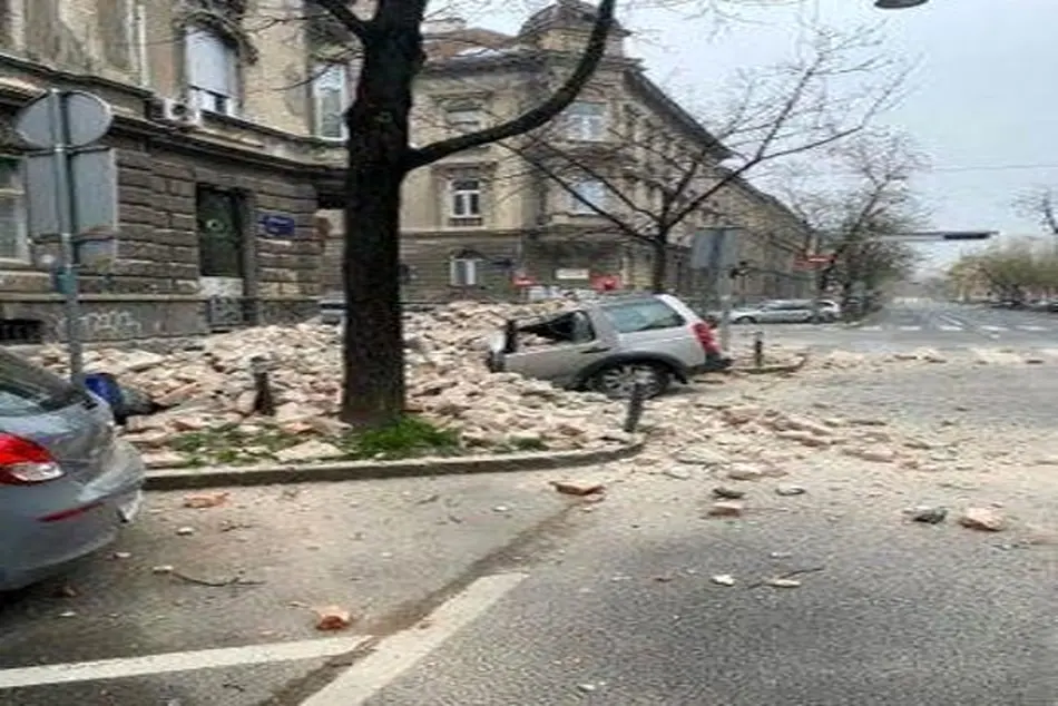  زلزله قدرتمند در زاگرب پایتخت کرواسی + عکس