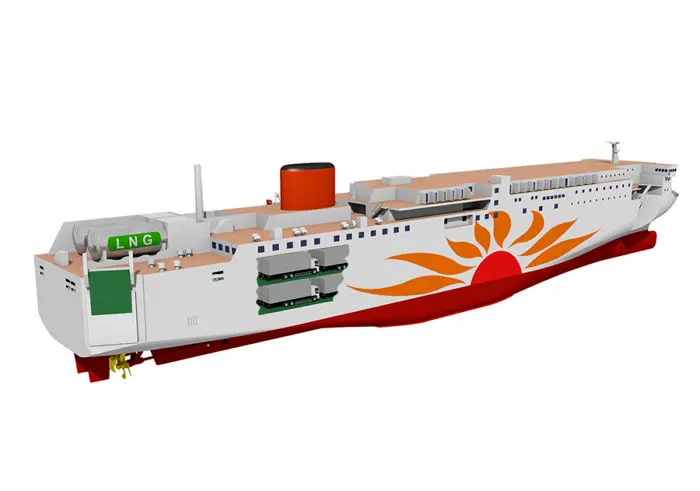 Mitsubishi, MOL partner to construct two LNG-fueled ferries