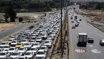 ترافیک سنگین درمحورهای مواصلاتی استان زنجان