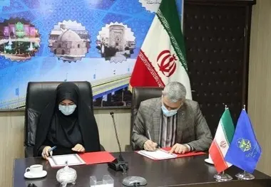 امضای تفاهم نامه همکاری اداره کل امور زنان و خانواده استانداری و اداره کل زندان های آذربایجان غربی