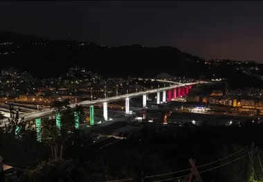 Renzo Piano's solar-powered bridge opens to traffic in Italy