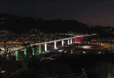 Renzo Piano's solar-powered bridge opens to traffic in Italy
