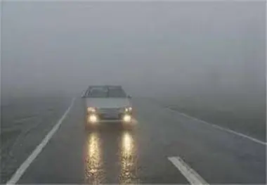 مه گرفتگی در  جاده های کوهستانی خراسان رضوی