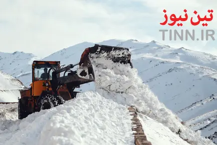 عملیات بازگشایی جاده پیست اسکی تاریک دره همدان