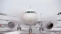 بارش برف، خللی در پروازهای فرودگاه اصفهان نداشت