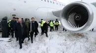 استاندار کرمانشاه: هواپیما از باند اصلی فرودگاه خارج نشده است