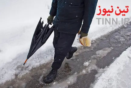 بارش سنگین برف در گیلان