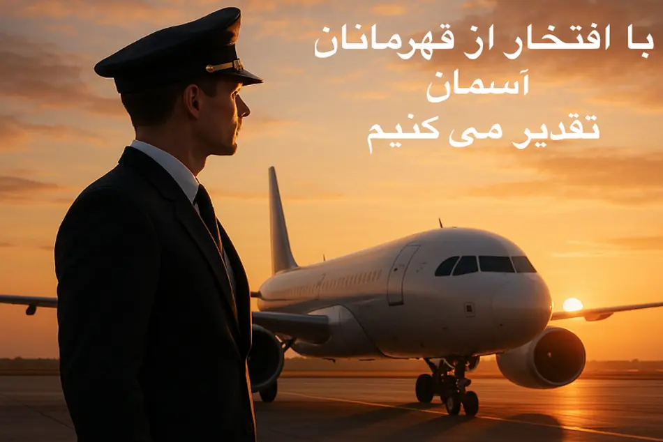 گرامیداشت روز خلبان/ تقدیر از قهرمانان آسمان در صنعت حمل ونقل هوایی